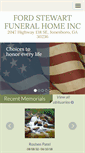 Mobile Screenshot of fordstewartfuneralhome.com